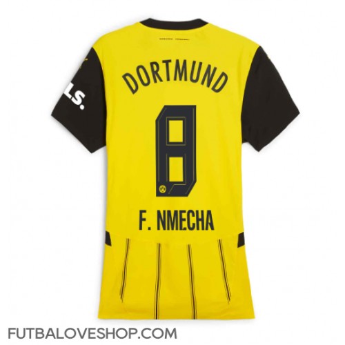 Dres Borussia Dortmund Felix Nmecha #8 Domáci pre Ženy 2024-25 Krátky Rukáv